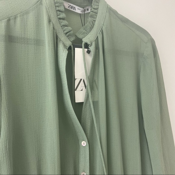 Rare Sold Out Ruffled Zara Dress - Picture 5 of 5